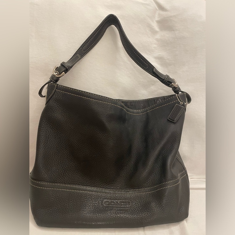 Coach Leather Shoulder Bag